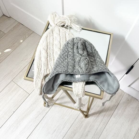 Women's Bundle of 2 Knit Beanie Hats - Picture 1 of 6